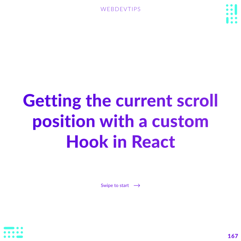 Getting the current scroll position with a custom Hook in React