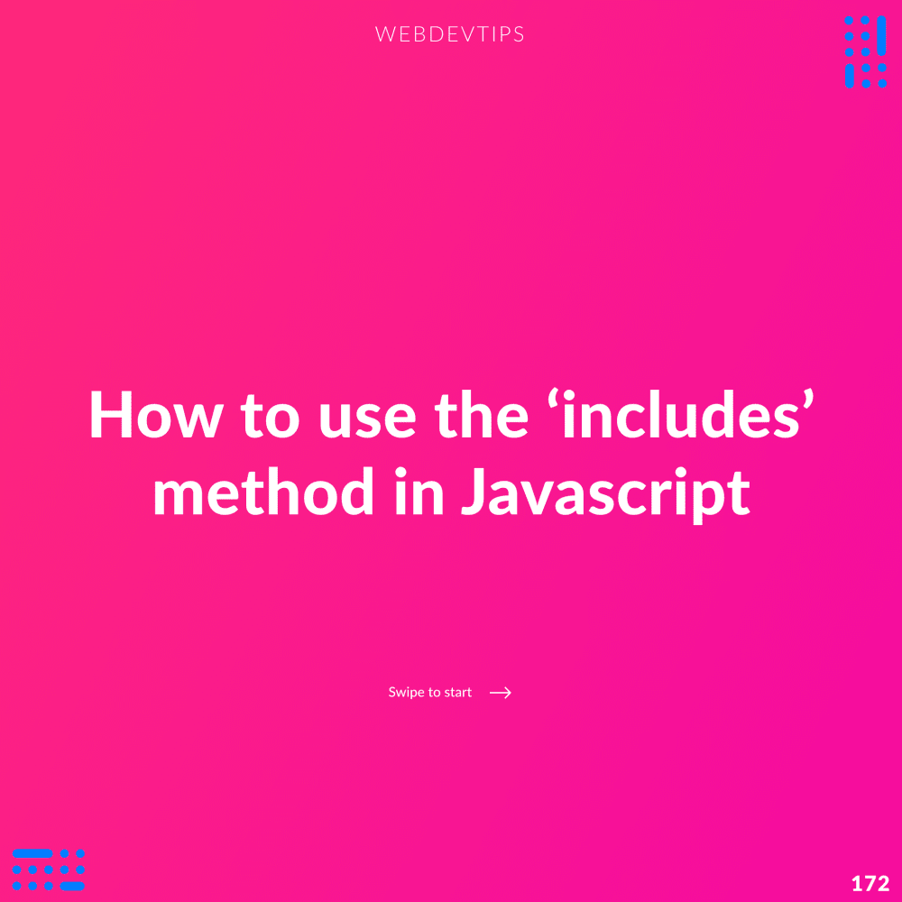 How to use the 'includes' method in Javascript