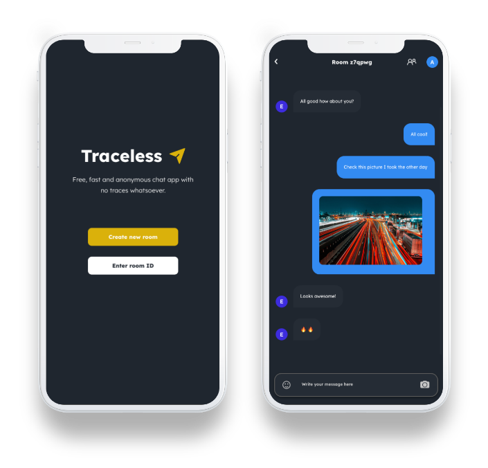 Traceless app