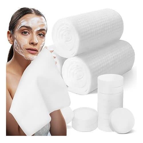 Premium Magic Compact Towels (Pack of 20)-Expandable Non-Woven Disposable Hand Towels for Travel, Camping, Gym, and Beauty Care