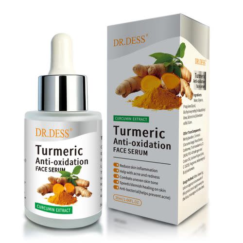 DR.DESS Turmeric Brightening Face Serum – Anti-Acne, Dark Spot & Anti-Aging Facial Serum