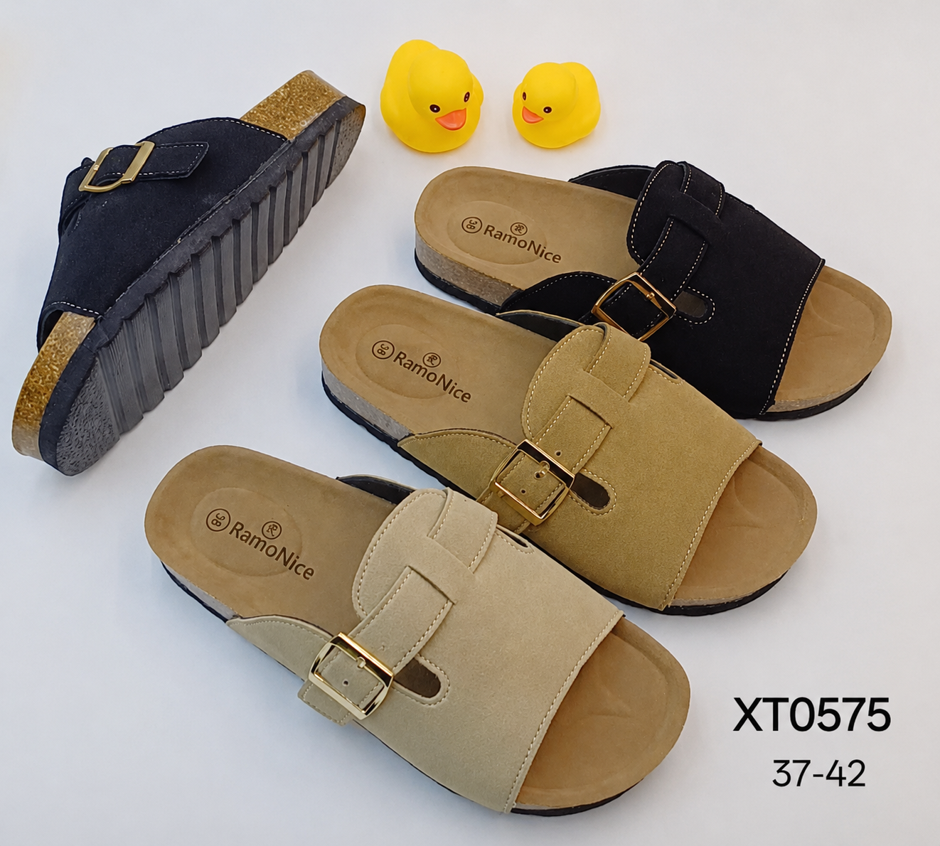 Men's Adjustable Comfort Slide Sandals | Lightweight Casual Summer Slippers