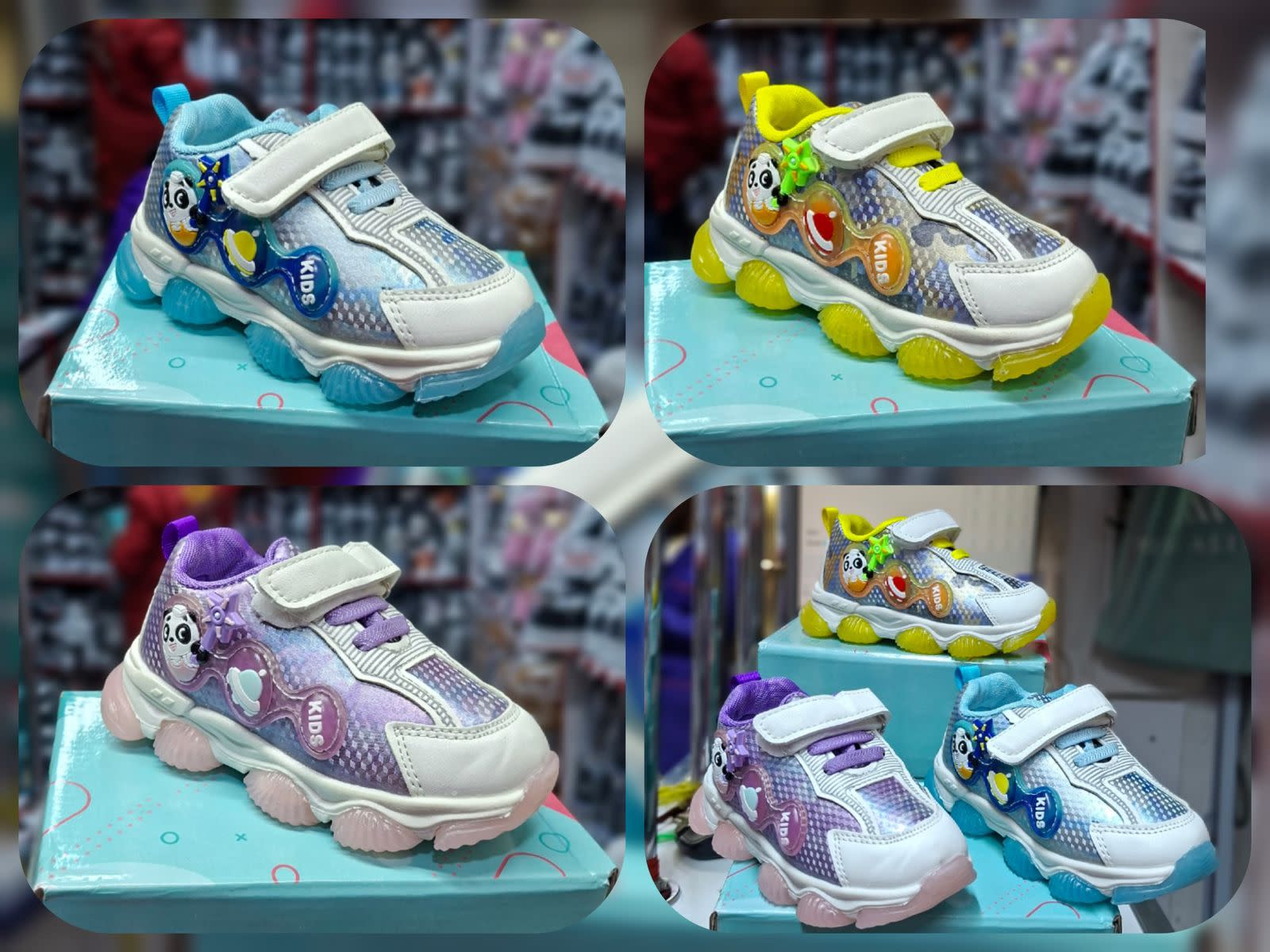 Kids Cartoon Mesh Sports Sneakers – Lightweight Breathable Running Shoes for Boys and Girls