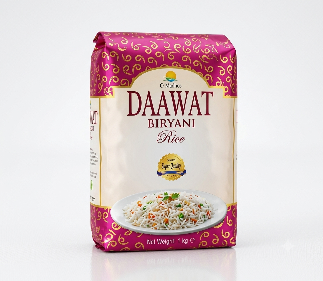 Daawat Biryani Rice 1Kg – Premium Long Grain Basmati Rice in Kenya for Biryani & Pilau