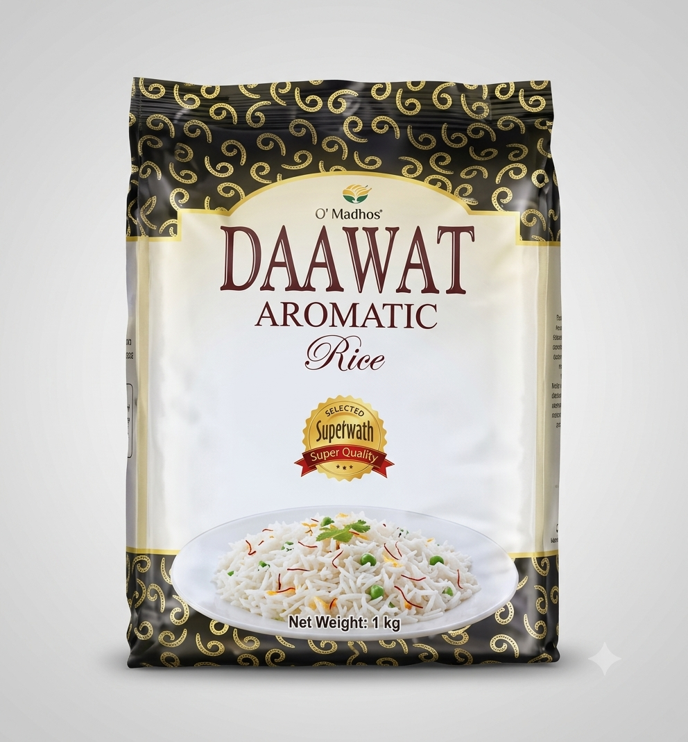 Daawat Aromatic Rice 1Kg – Premium Fragrant Long Grain Rice in Kenya for Pilau and Everyday Meals