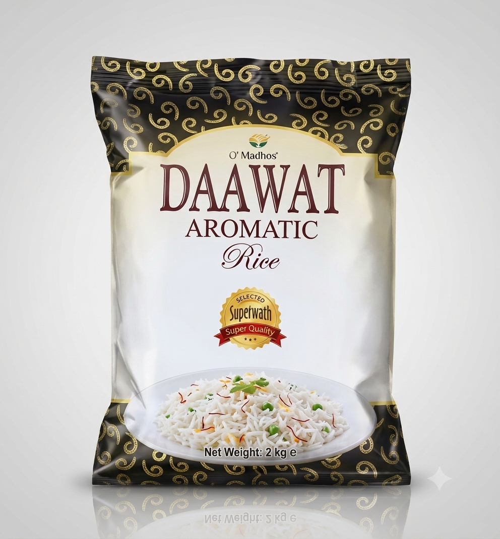 Daawat Aromatic Rice 2Kg – Premium Fragrant Long Grain Rice in Kenya for Pilau and Everyday Cooking