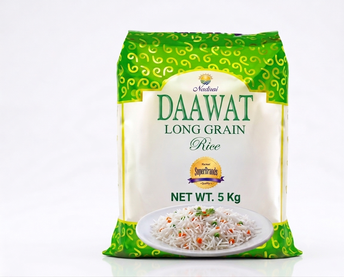 Daawat Long Grain Rice 5Kg – Premium Quality Long Grain Rice in Kenya for Pilau, Catering and Everyday Cooking