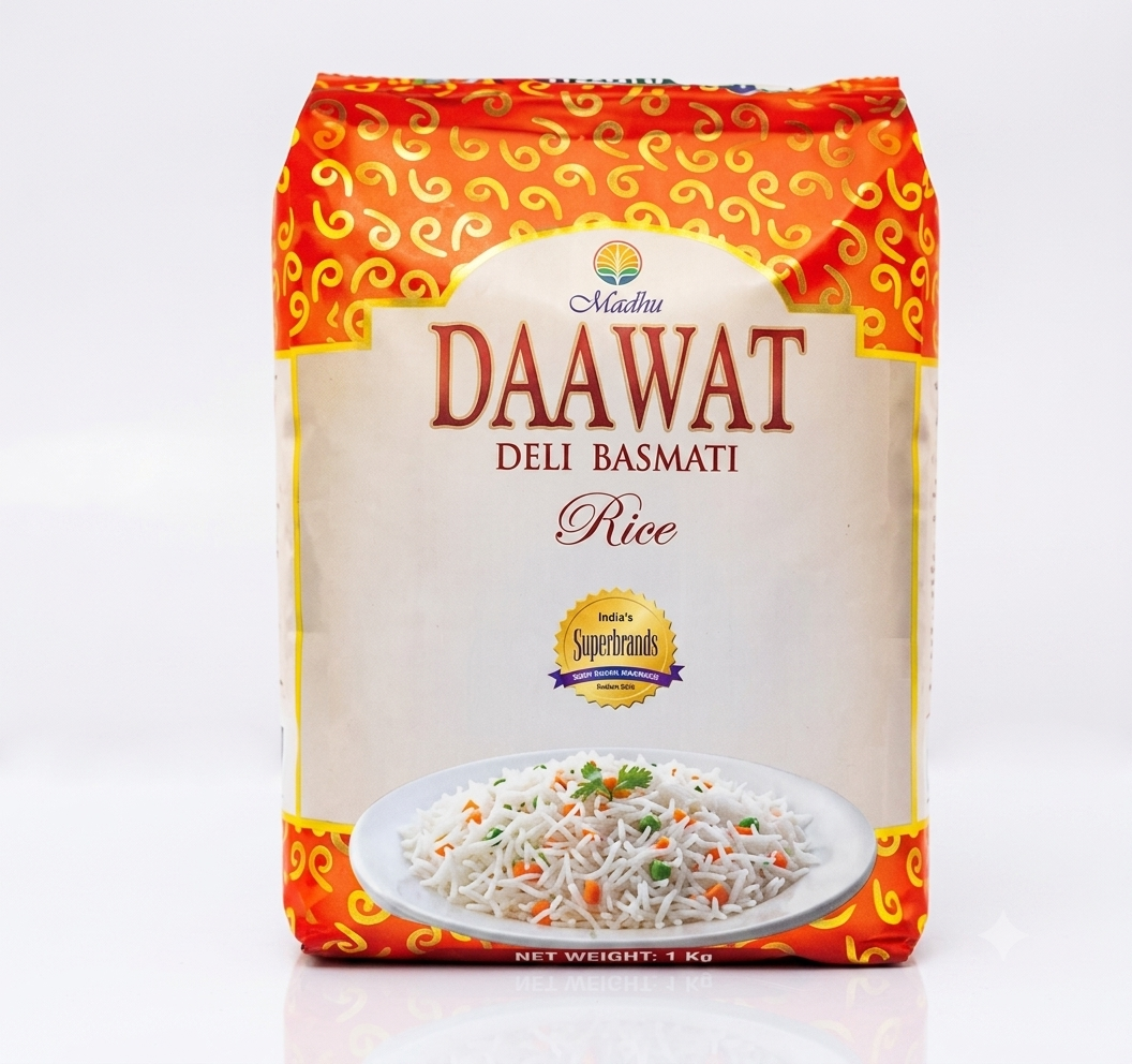 Daawat Deli Basmati Rice 1Kg – Premium Aromatic Long Grain Basmati Rice in Kenya for Pilau and Everyday Meals