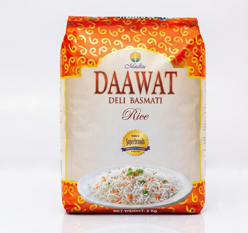Daawat Deli Basmati Rice 2Kg – Premium Aromatic Long Grain Basmati Rice in Kenya for Pilau and Biryani