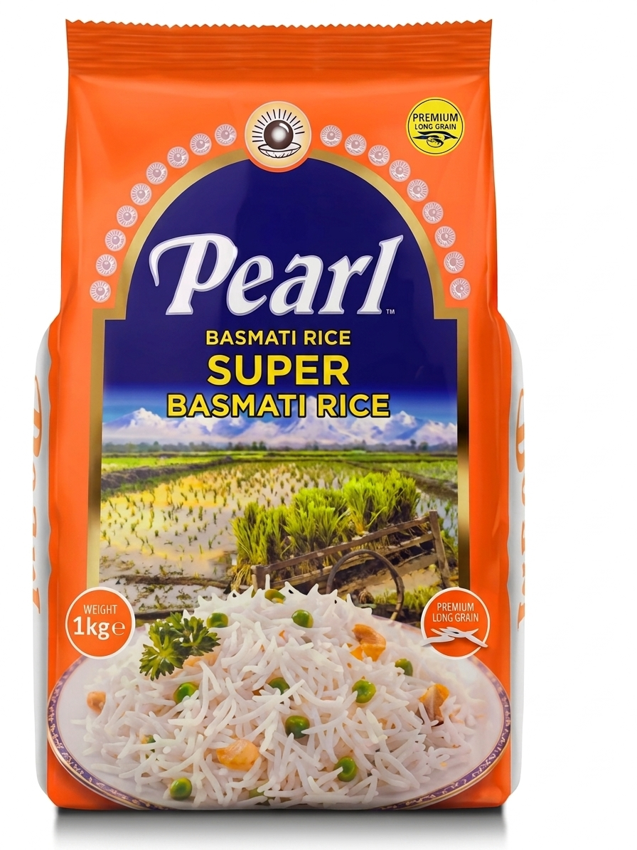 Pearl Super Basmati Rice 1Kg – Premium Aromatic Long Grain Rice in Kenya for Biryani and Pilau