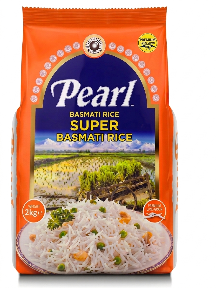 Pearl Super Basmati Rice 2Kg – Premium Aromatic Long Grain Rice in Kenya for Biryani, Pilau and Everyday Cooking