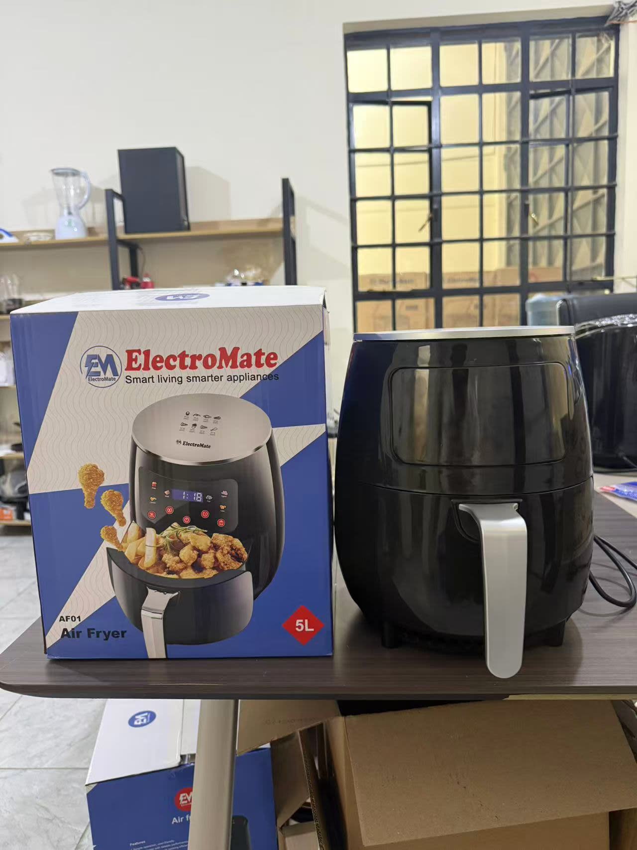 Electromate 5L Air Fryer | Healthy Oil-Free Digital Air Fryer