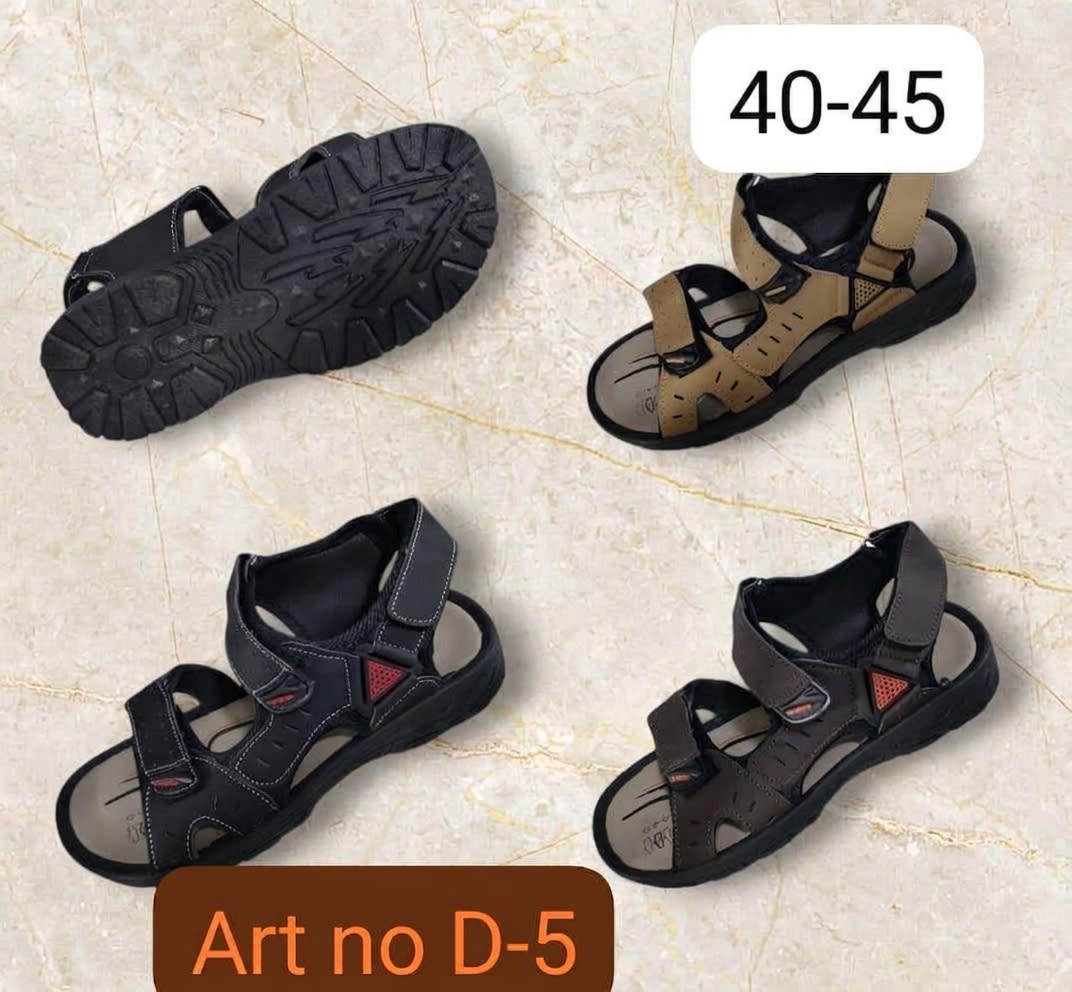Men's Outdoor Hiking & Sport Sandals – Heavy-Duty Adjustable Strap Trail Sandals (Sizes 40-45)