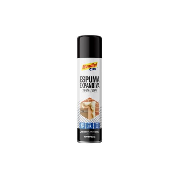 ESPUMA EXPANSIVA 500ML / 340G MUNDIAL PRIME