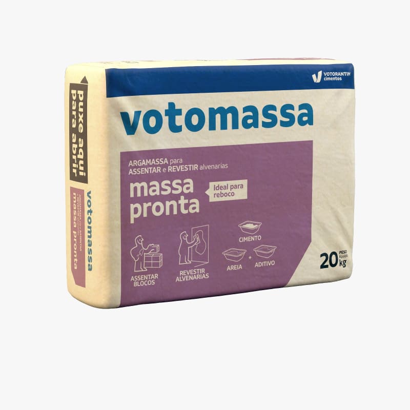 ARGAMASSA PRONTA 20KG VOTOMASSA
