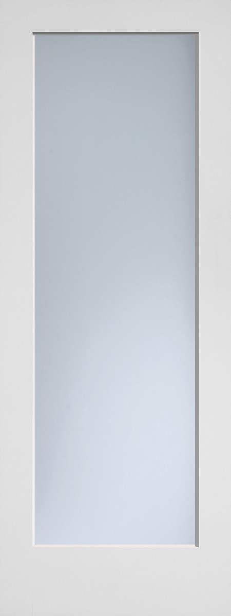 1 Lite Clear Glass interior door