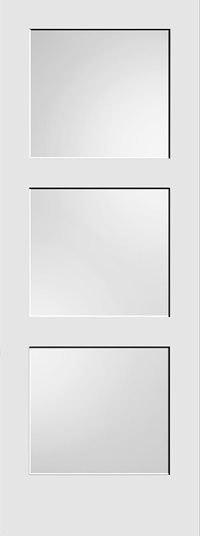 3 Lite Privacy Glass interior door