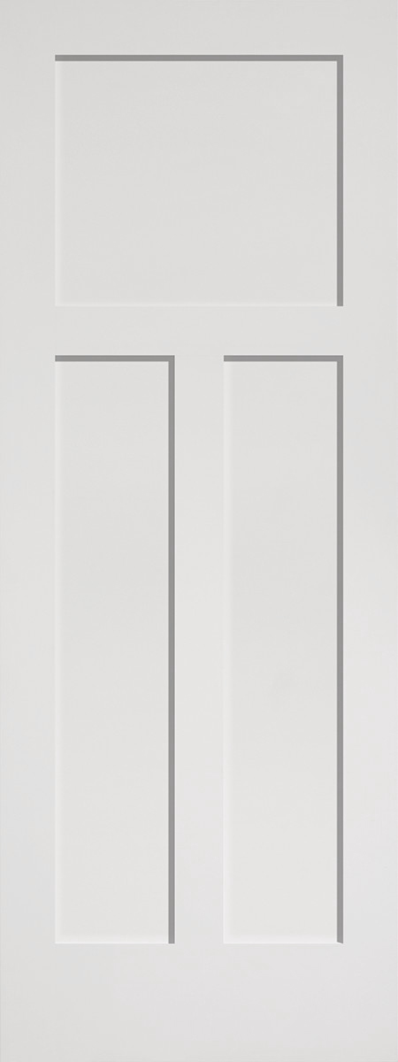 3 Panel Shaker Craftsman interior door