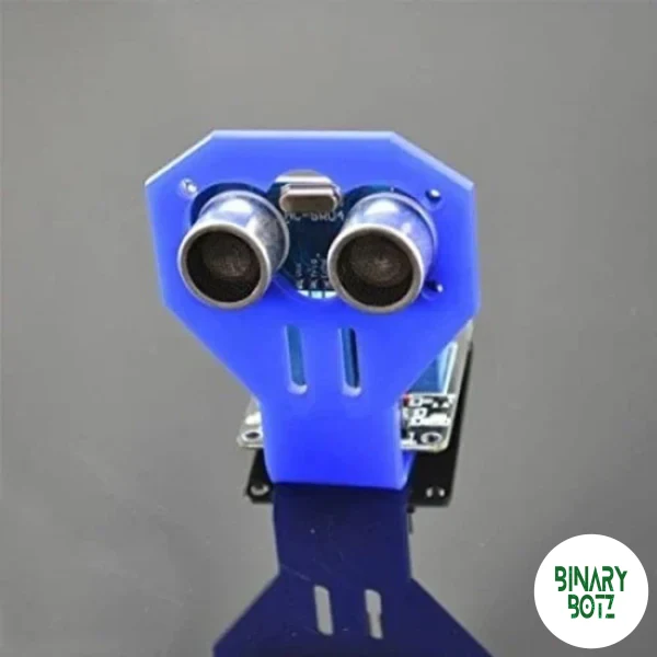 Blue Acrylic Mounting Bracket for HC-SR04 Ultrasonic Sensor product image