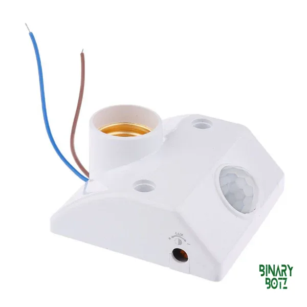 E27 PIR Motion Sensor Lamp Holder for Smart Home Automation (AC 170-250V) product image