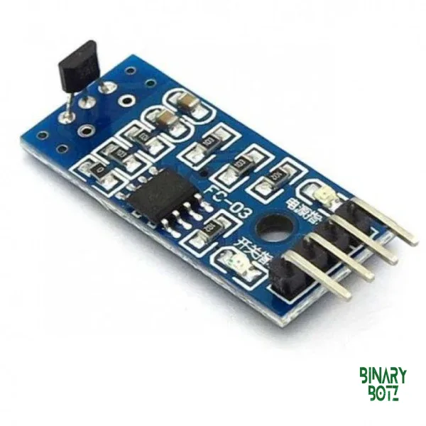 LM393 3144 Hall Effect Sensor Module for Arduino, ESP32, Robotics & IoT Projects product image
