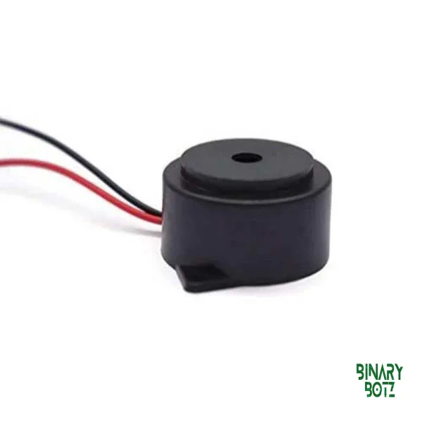 95dB Piezo Buzzer 3-24V with Wires for Arduino ESP32 Robotics India product image