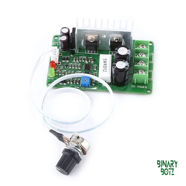 DC PWM Motor Speed Controller 12V-36V 15A with Adjustable Overcurrent Protection product image