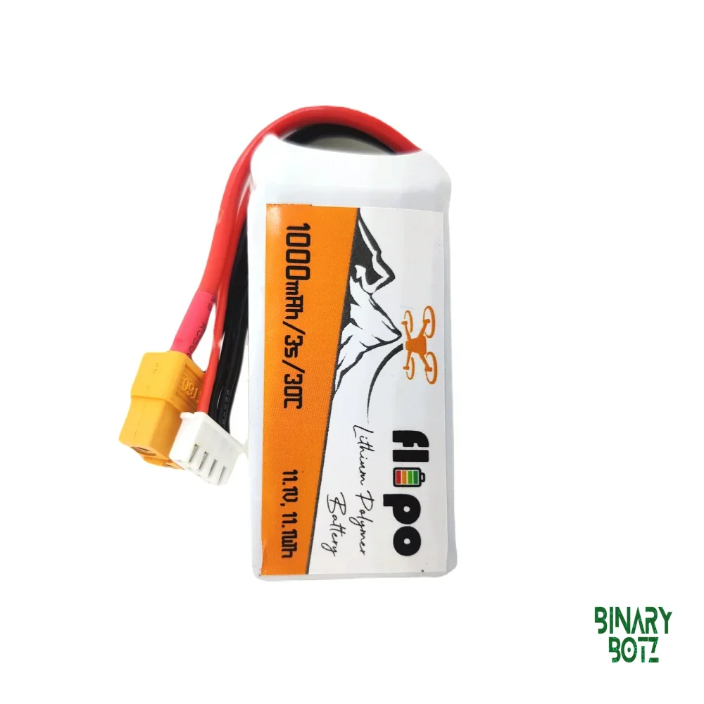 Flipo 1000mAh 3S 11.1V LiPo Battery XT60 for Arduino Drones & Robotics product image