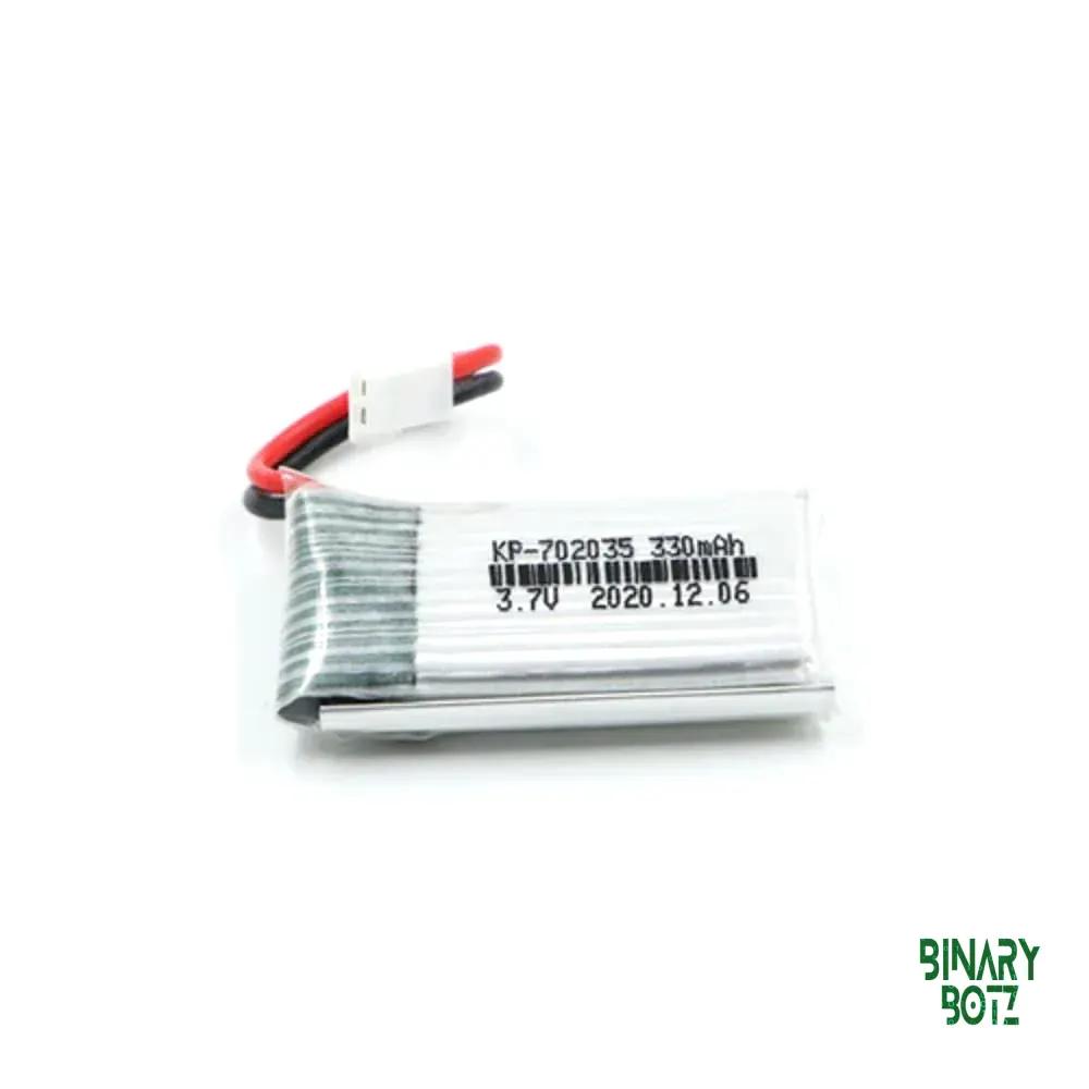 3.7V 330mAh LiPo Battery for Mini Drones, Robotics & IoT Projects product image