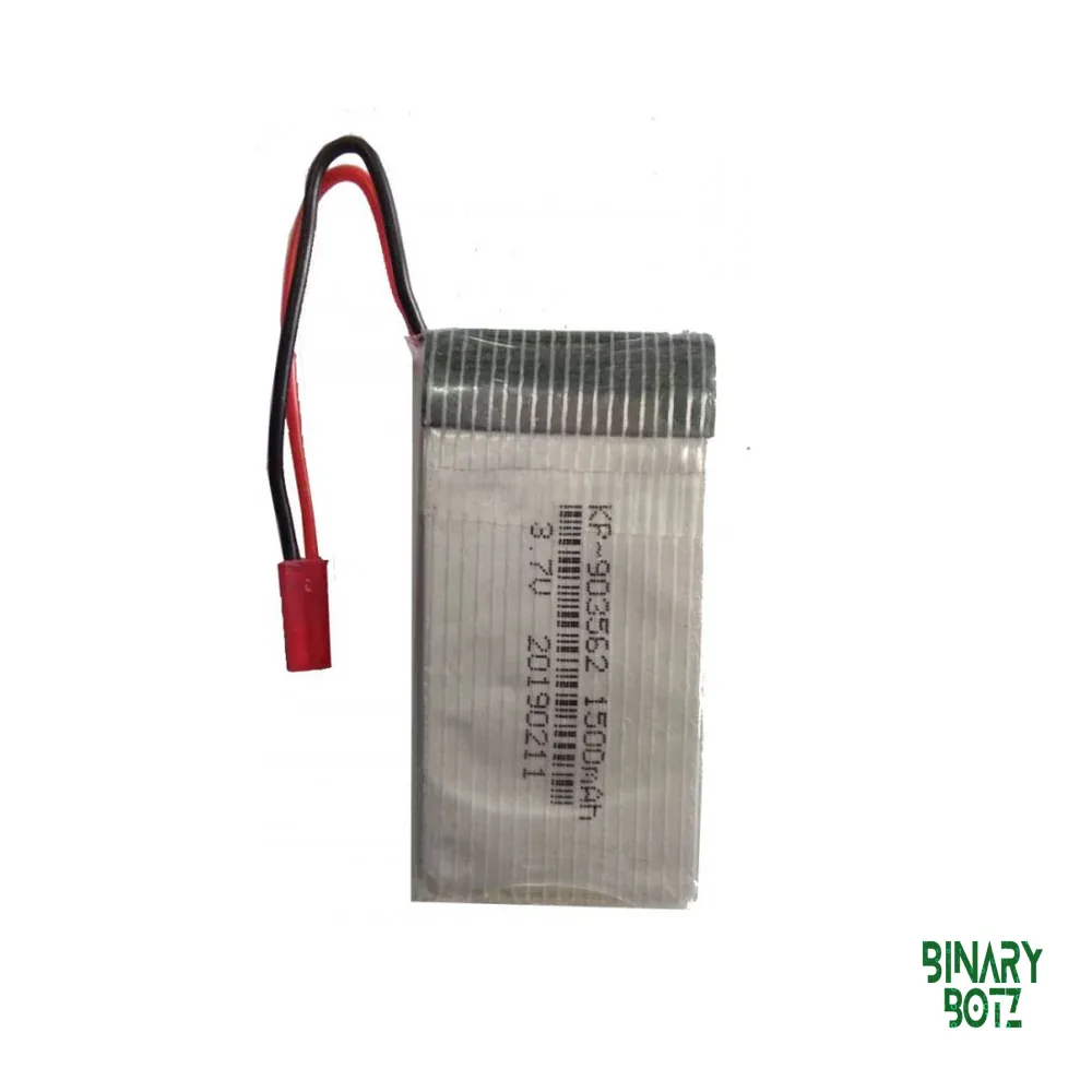 3.7V 1500mAh LiPo Rechargeable Battery for RC Drones, Arduino & ESP32 Projects product image