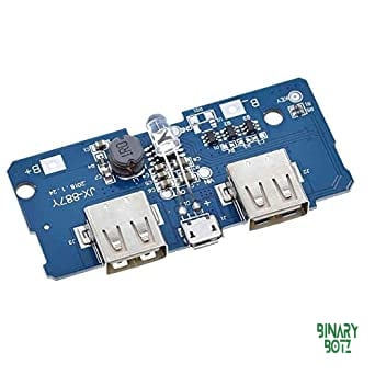 Dual USB 5V 2A Power Bank Charger Module for 18650 LiPo Batteries product image