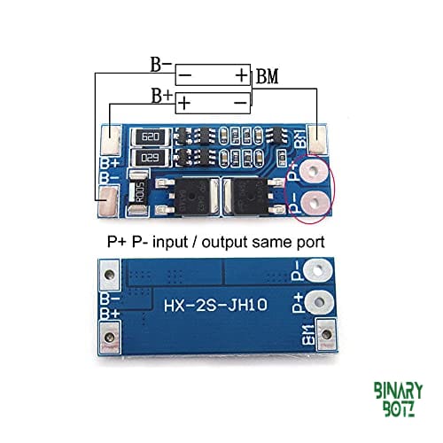 2S 8A LiPo BMS Battery Protection Board for 7.4V/8.4V Packs product image