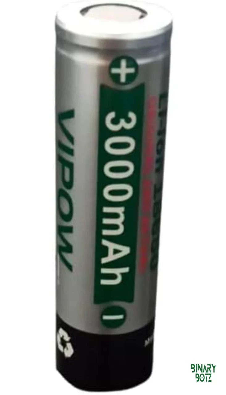 VIPOW 18650 3000mAh 3.7V Top Pin Rechargeable Li-ion Battery product image