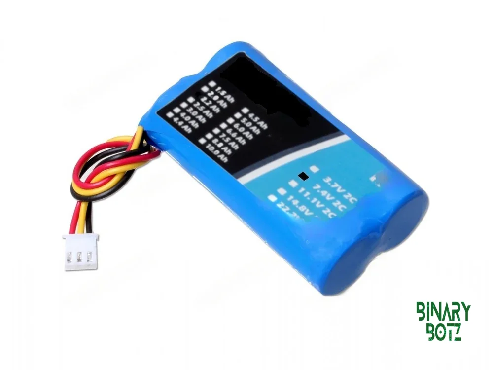 7.4V 2200mAh Li-Ion Battery Pack 2S1P for Arduino, Robotics, Drone & IoT Projects product image
