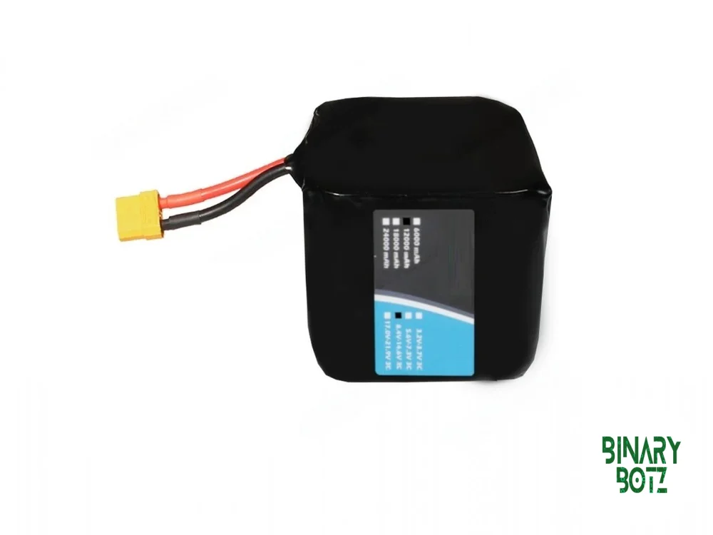 12V 6000mAh LiFePO4 Battery Pack for Arduino & Robotics Projects product image