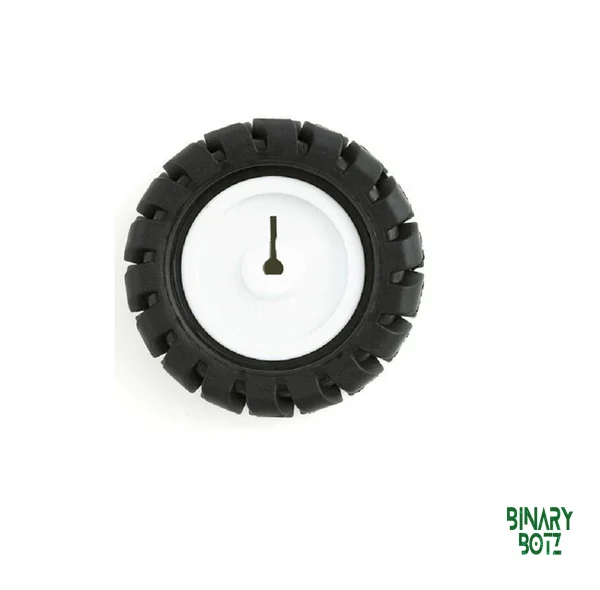 42mm N20 DC Gear Motor Wheel for 3PI miniQ Robot, High-Traction Rubber Tire product image