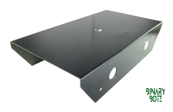 Aluminium DC Motor Chassis for Skid-Steer Robot Projects India product image