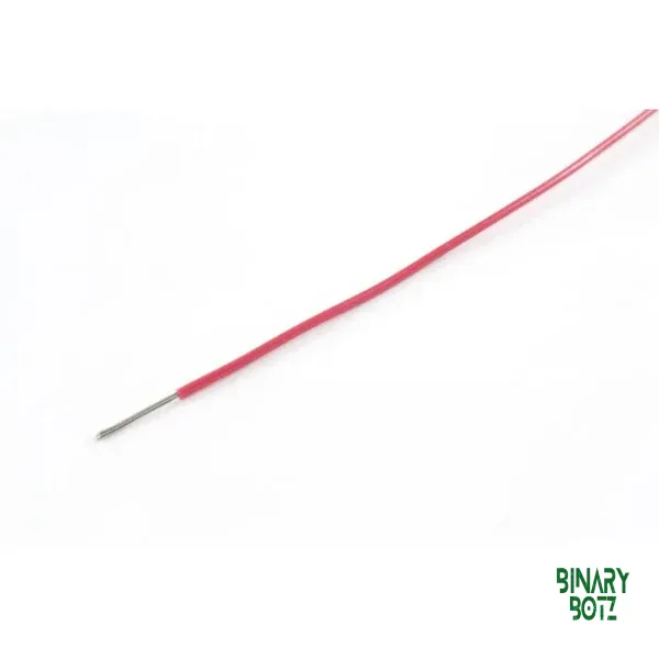 22AWG Red Solid Copper Hookup Wire 10m for Arduino & Robotics product image