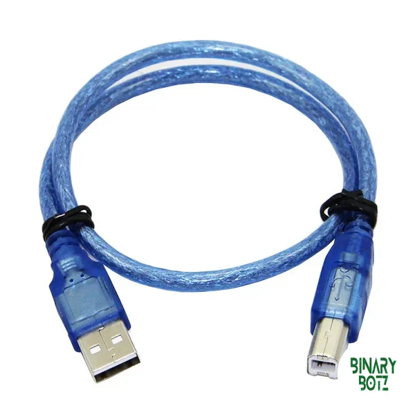 USB A to B Cable 1 Meter for Arduino Uno Mega ESP32 product image
