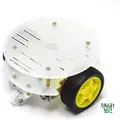 2WD Mini Round Dual-Deck Robot Car Chassis Kit with Encoder for Arduino ESP32 product image