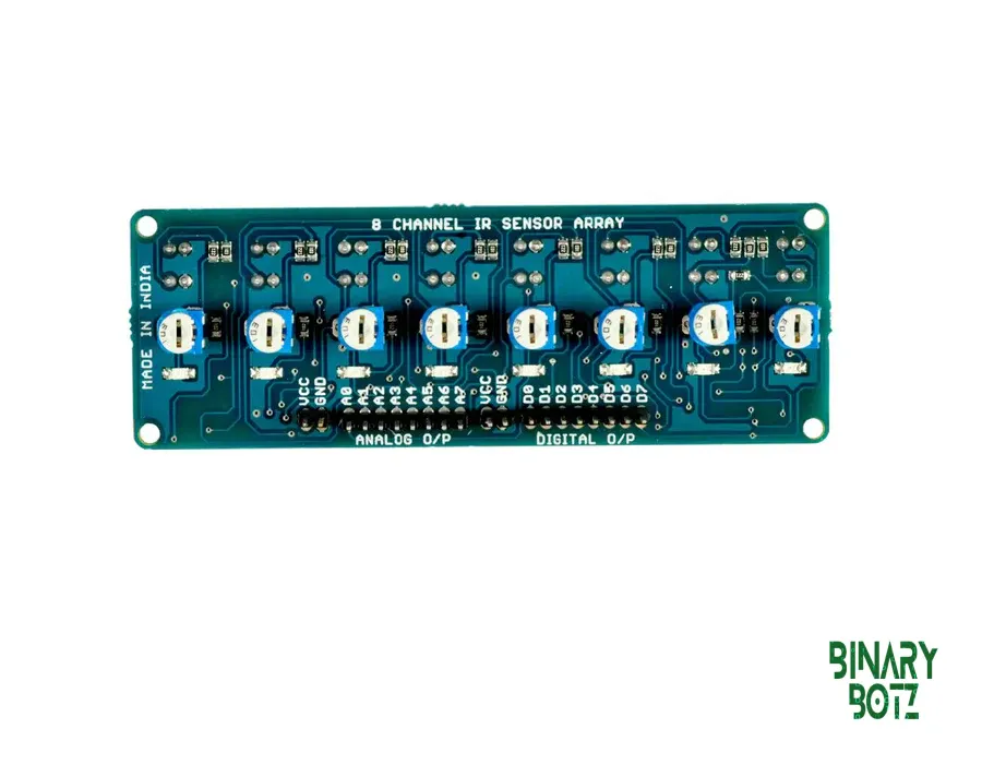8-Channel IR Line Tracking Sensor Array for Arduino, ESP32 & Robotics Projects product image