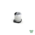 100µF 35V SMD Electrolytic Capacitor - Surface Mount for Arduino & ESP32 product image