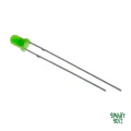 5mm 3mm Round DIP Green LED for Arduino Robotics Projects (Pack of 10) product image