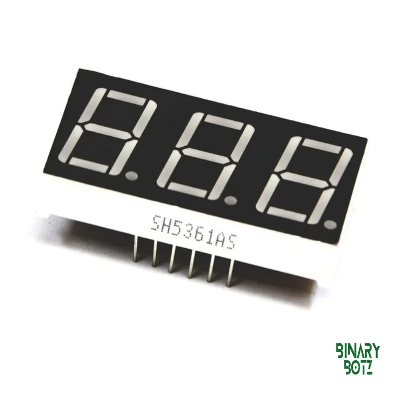 0.56" 3-Digit Red 7-Segment Common Cathode LED Display Module for Arduino & ESP32 product image