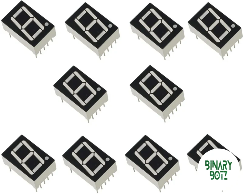 1-Inch Red 7-Segment Common Cathode Display for Arduino & ESP32 product image