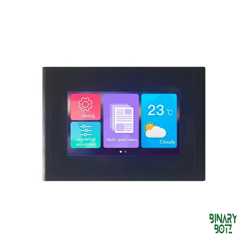 4.3" DWIN Resistive Touch HMI LCD Display RS232/RS485 for Arduino ESP32 product image
