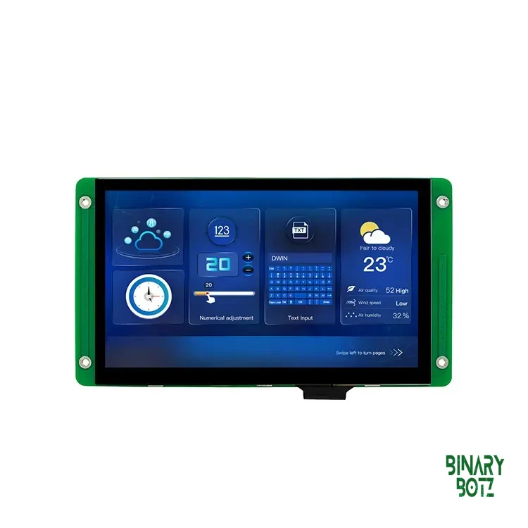 DWIN 3.5" IPS TFT LCD HMI Display UART TTL Resistive Touch 16MB Flash for Arduino ESP32 product image