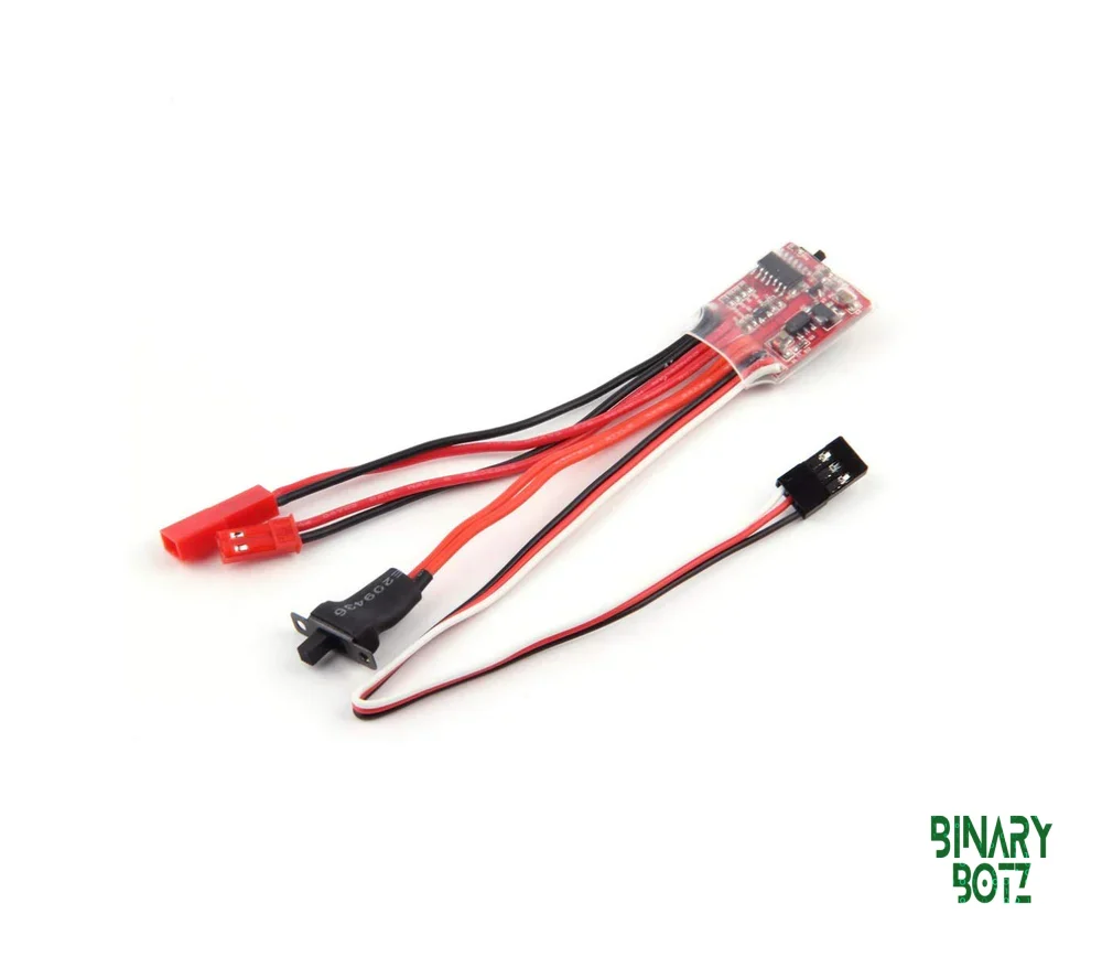 Mini 30A Brushed ESC for RC Cars, Boats & Drones – 2S LiPo UBEC product image