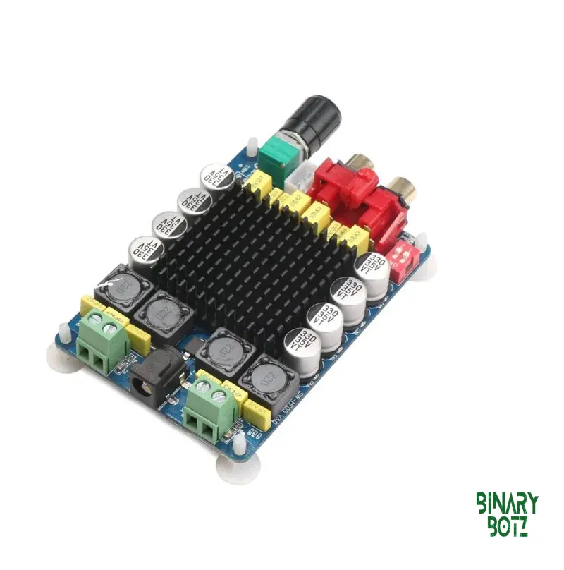Dual Channel 100W Class D Digital Audio Amplifier Board for Arduino ESP32 Projects product image