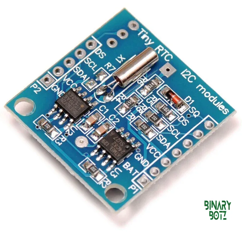 DS1307 RTC I2C Module with AT24C32 EEPROM and CR2032 Battery Backup for Arduino ESP32 product image